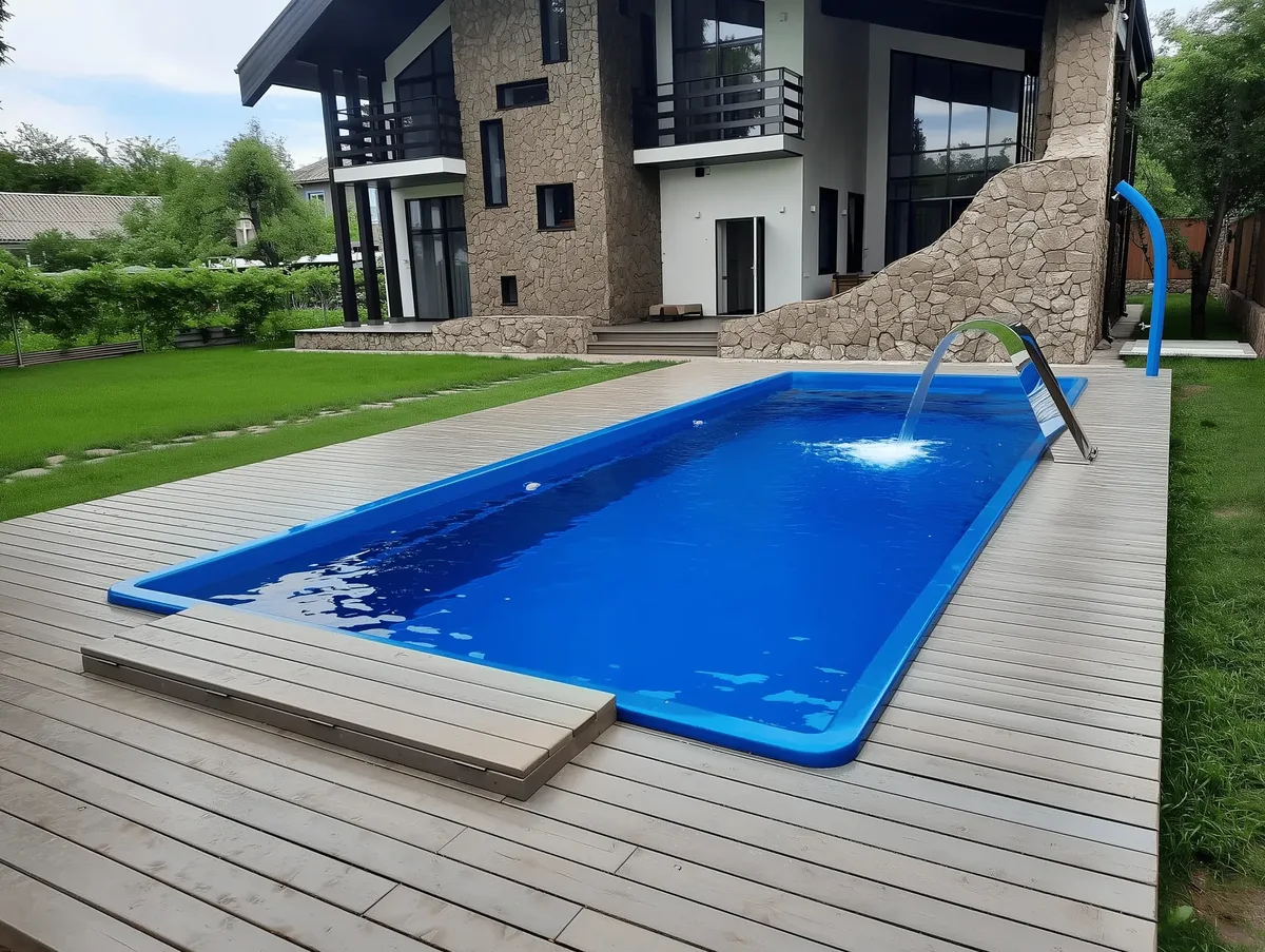 Композитный бассейн Laguna 9 — вид сверху в Чебоксарах