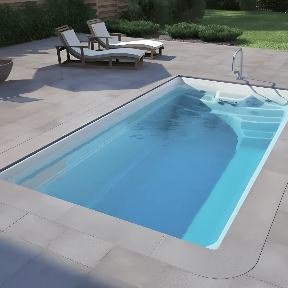 Композитный бассейн Laguna 5 — вид сверху в Чебоксарах