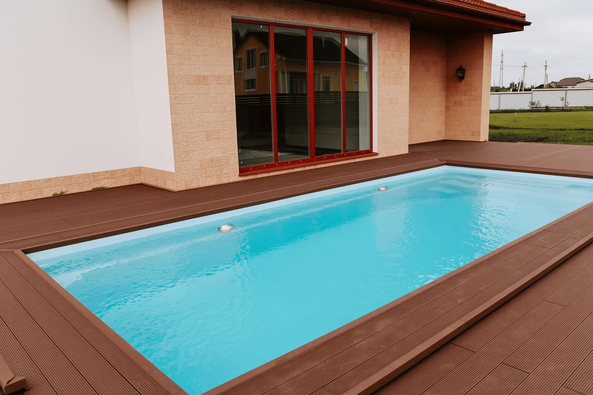 Композитный бассейн Laguna 8 — вид сверху в Чебоксарах