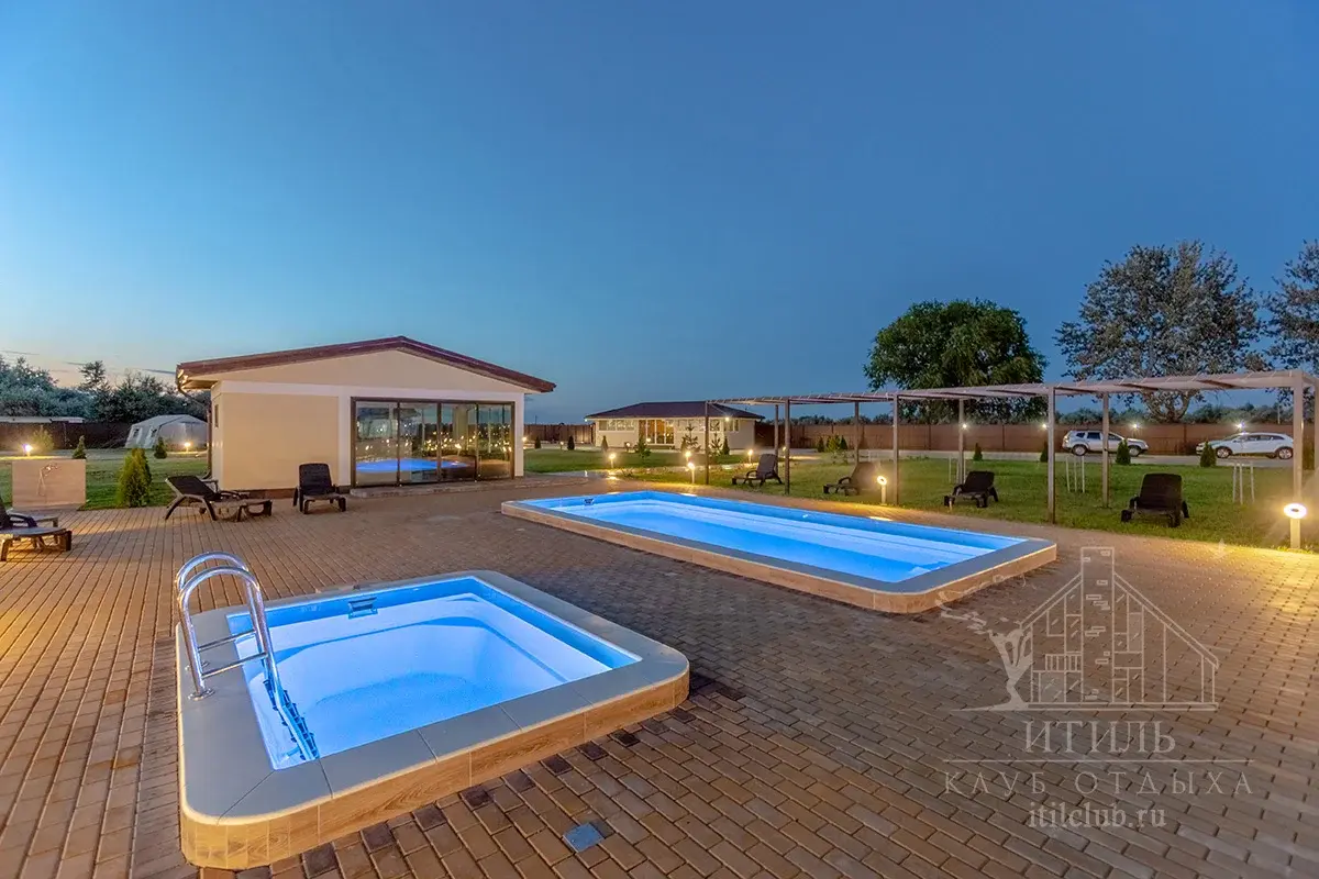 Композитная купель Laguna 3 — установка в Чебоксарах